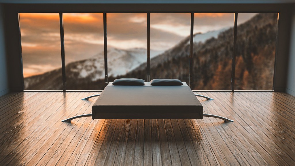 Queen Oak Bed Frame