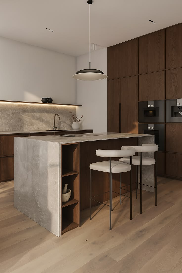 Boucle Counter Stools ×2