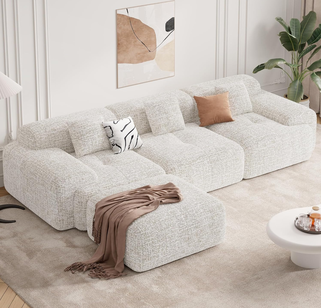 Ivory Cloud Sectional